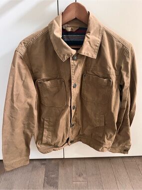 American Eagle Outfitters Tan Utility Work Jacket